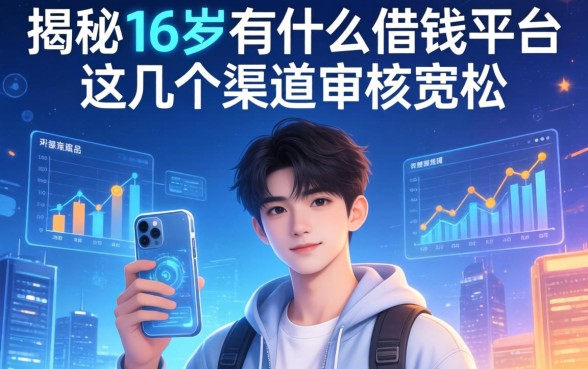 揭秘16岁有什么借钱平台，这几个渠道审核宽松