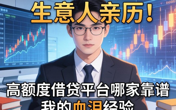 生意人亲历：高额度借钱平台哪家靠谱，我的血泪经验
