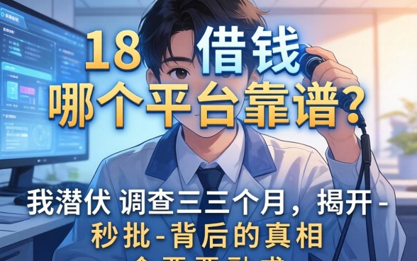 18岁借钱哪个平台靠谱？我潜伏调查三个月，揭开-秒批-背后的真相