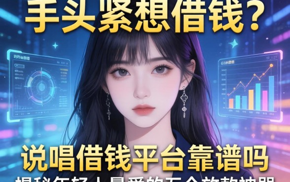 手头紧想借钱？说唱借钱平台靠谱吗？揭秘年轻人最爱的五个放款神器