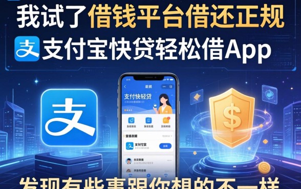我试了借钱平台借还正规和支付宝快贷轻松借app，发现有些事跟你想的不一样
