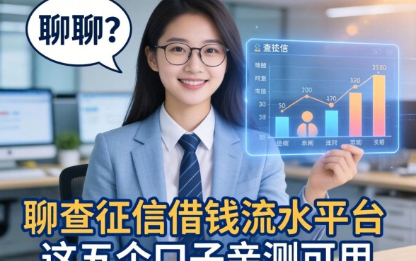聊聊那些不查征信的借钱流水平台，这五个口子亲测可用