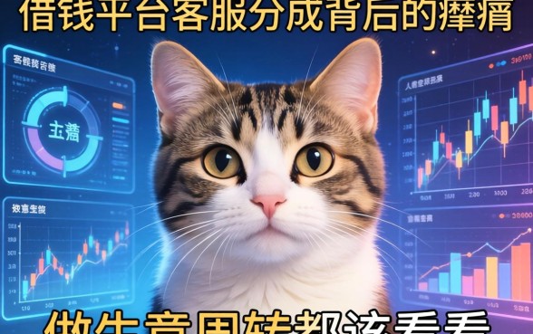 借钱平台客服分成背后的猫腻，做生意周转的都该看看