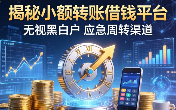 揭秘小额转账借钱平台：无视黑白户的应急周转渠道