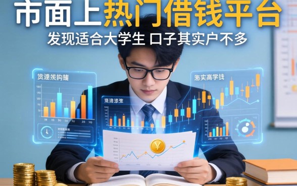 我翻遍了市面上热门的借钱平台，发现适合大学生的口子其实并不多