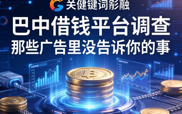 巴中借钱平台调查：那些广告里没告诉你的事