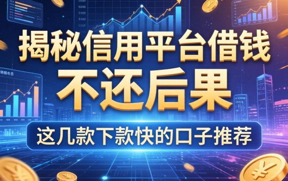 揭秘信用平台借钱不还的后果，这几款下款快的口子推荐