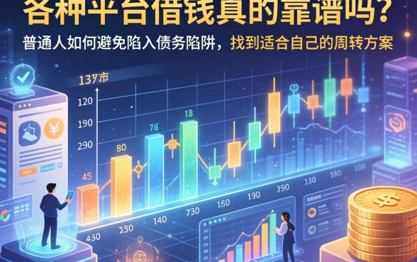 在各种平台借钱真的靠谱吗？普通人如何避免陷入债务陷阱，找到适合自己的周转方案？