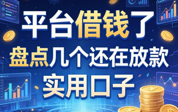 平台借钱了：盘点几个还在放款的实用口子