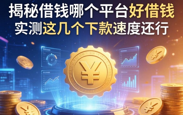 揭秘借钱哪个平台好借钱：实测这几个下款速度还行