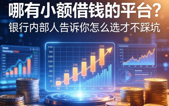 哪有小额借钱的平台？银行内部人告诉你怎么选才不踩坑