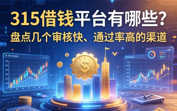 315借钱平台有哪些？盘点几个审核快、通过率高的渠道