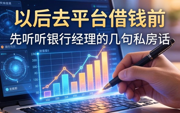以后去平台借钱前，先听听银行经理的几句私房话