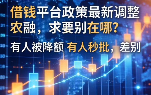 借钱平台政策最新调整：有人被降额有人秒批，差别在哪？