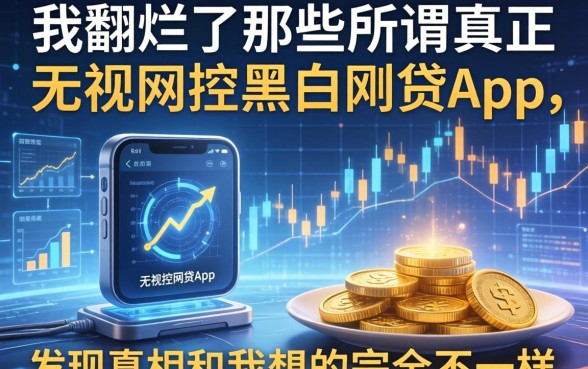 我翻烂了那些所谓真正无视风控黑白的网贷app，发现真相和我想的完全不一样