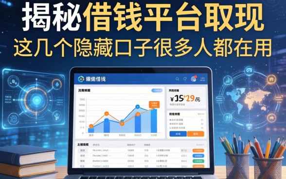 揭秘借钱平台取现：这几个隐藏口子很多人都在用