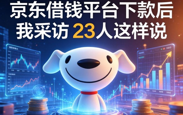 京东借钱平台下款后，我采访的23人这样说