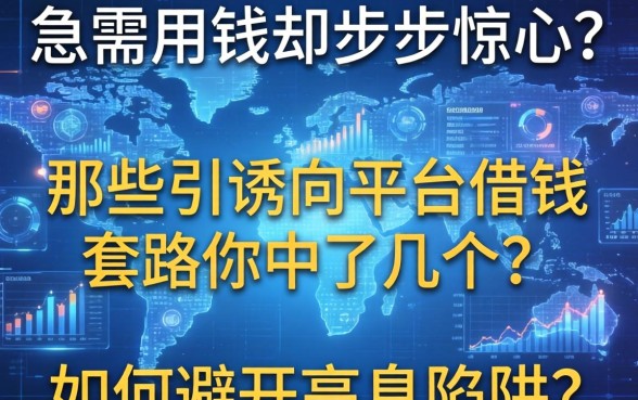 急需用钱却步步惊心?那些引诱向平台借钱的套路你中了几个?如何避开高息陷阱?
