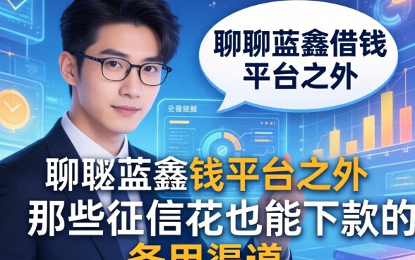 聊聊蓝鑫借钱平台之外,那些征信花也能下款的备用渠道