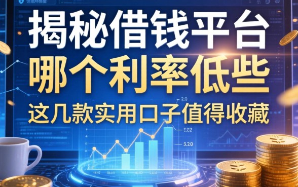 揭秘借钱平台哪个利率低些，这几款实用口子值得收藏