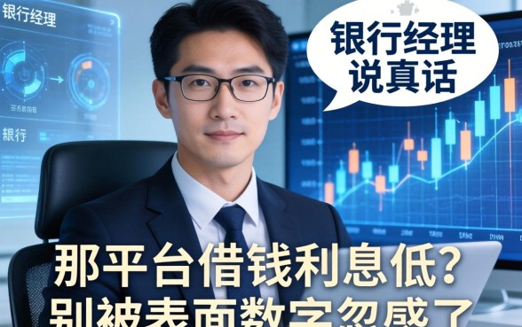 银行经理说真话：那平台借钱利息低？别被表面数字忽悠了