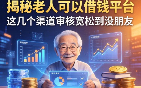 揭秘老人可以借钱平台，这几个渠道审核宽松到没朋友