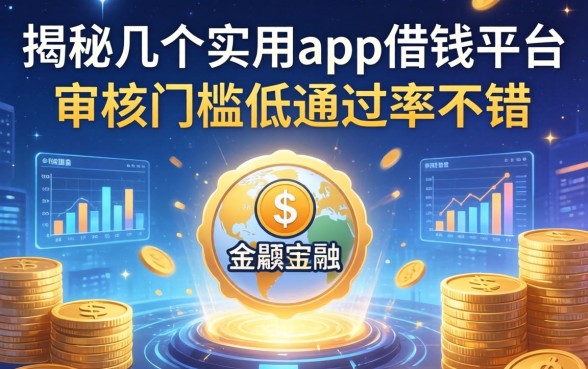 揭秘几个实用的app借钱平台，审核门槛低通过率不错