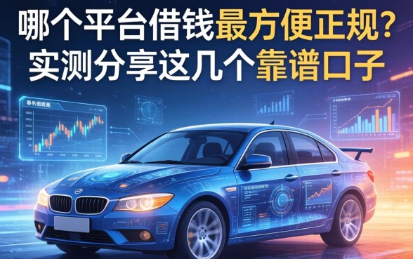 哪个平台借钱最方便正规？实测分享这几个靠谱口子
