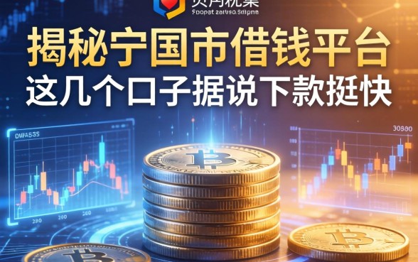 揭秘宁国市借钱平台：这几个口子据说下款挺快