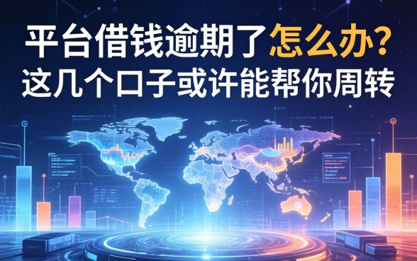平台借钱逾期了怎么办？这几个口子或许能帮你周转
