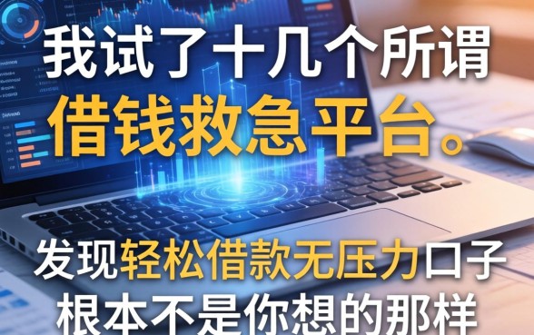 我试了十几个所谓借钱救急的平台，发现轻松借款无压力口子根本不是你想的那样