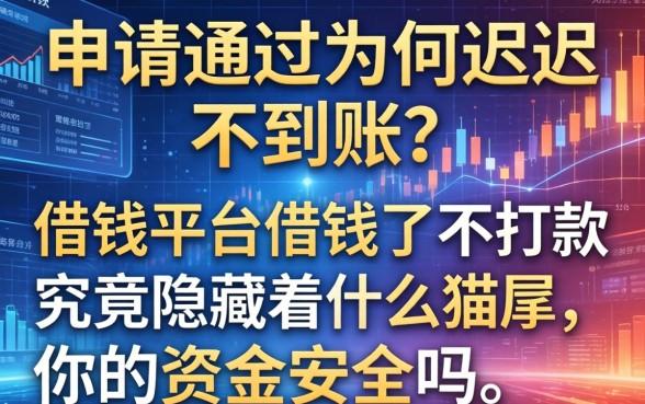 申请通过为何迟迟不到账？借钱平台借钱了不打款究竟隐藏着什么猫腻，你的资金安全吗？