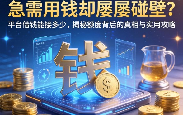 急需用钱却屡屡碰壁？平台借钱能接多少，揭秘额度背后的真相与实用攻略