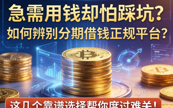 急需用钱却怕踩坑？如何辨别分期借钱正规平台？这几个靠谱选择帮你度过难关！