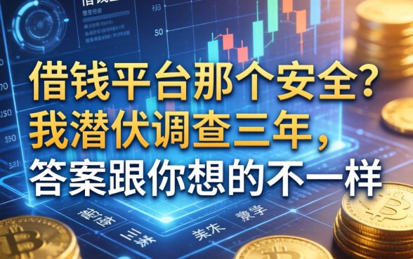 借钱平台那个安全？我潜伏调查三年，答案跟你想的不一样
