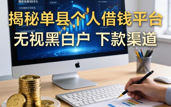 揭秘单县个人借钱平台：无视黑白户的下款渠道整理