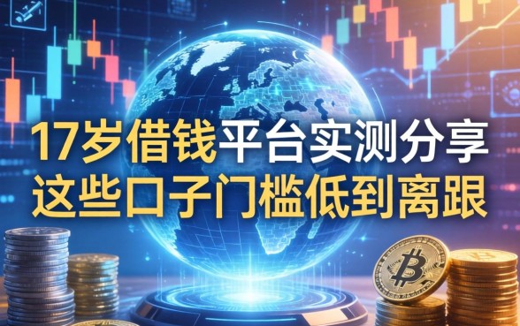 17岁借钱平台实测分享，这些口子门槛低到离谱