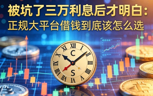 被坑了三万利息后才明白：正规大平台借钱到底该怎么选