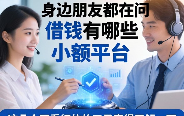 身边朋友都在问借钱有哪些小额平台，这几个不看征信的口子真得了解一下
