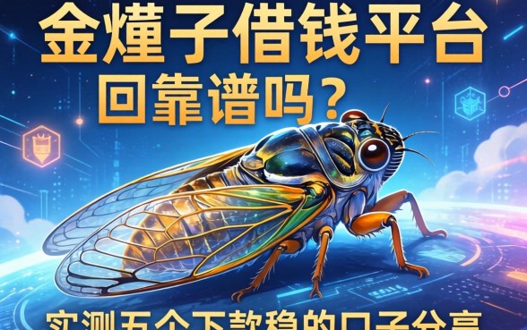 金蝉子借钱平台a靠谱吗？实测五个下款稳的口子分享