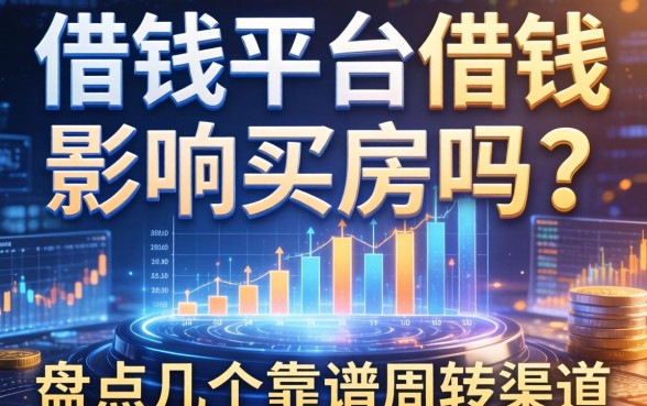借钱平台借钱影响买房吗？盘点几个靠谱周转渠道