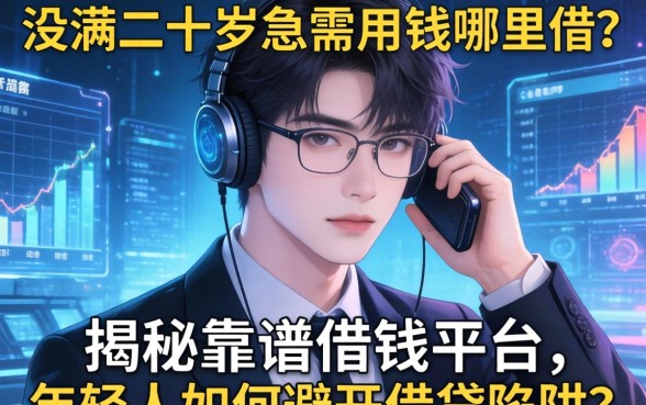 没满二十岁急需用钱哪里借？揭秘靠谱借钱平台，年轻人如何避开借贷陷阱？