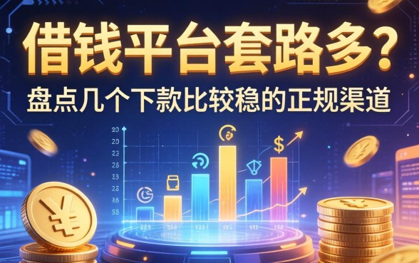 借钱平台套路多？盘点几个下款比较稳的正规渠道