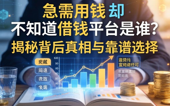 急需用钱却不知道借钱平台是谁？揭秘背后真相与靠谱选择