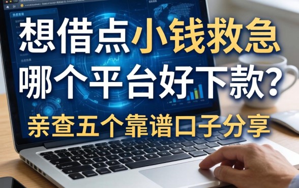 想借点小钱救急，哪个平台好下款？亲测五个靠谱口子分享