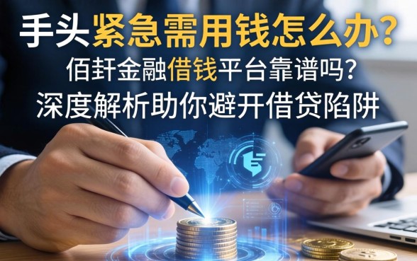 手头紧急需用钱怎么办？佰仟金融借钱平台靠谱吗？深度解析助你避开借贷陷阱