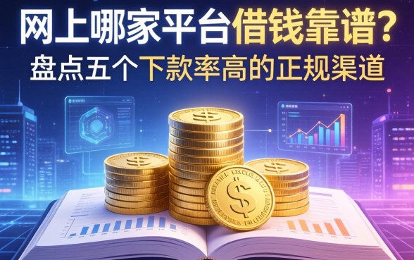 网上哪家平台借钱靠谱？盘点五个下款率高的正规渠道