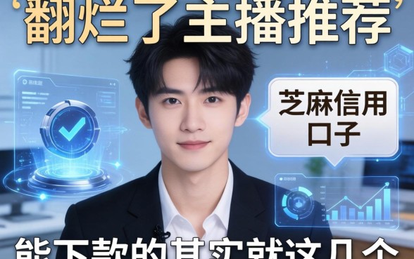 我翻烂了主播推荐的芝麻信用口子，发现能下款的其实就这几个