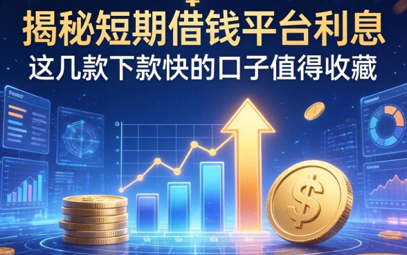 揭秘短期借钱平台利息：这几款下款快的口子值得收藏