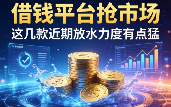 借钱平台抢市场：这几款近期放水力度有点猛